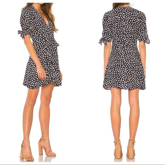 Faithfull the Brand Dresses & Skirts - FAITHFULL THE BRAND Brigit Navy Floral Mini Dress
